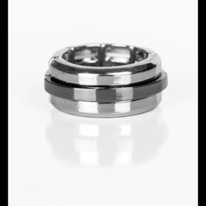 Black Silver Ring